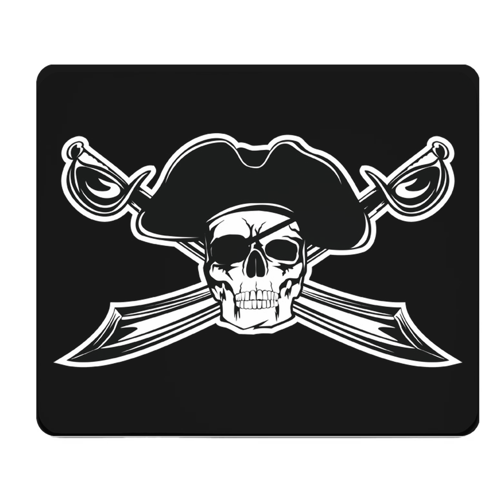 Skull Pirate Thick Mouse Pad With Cushioned Surface
