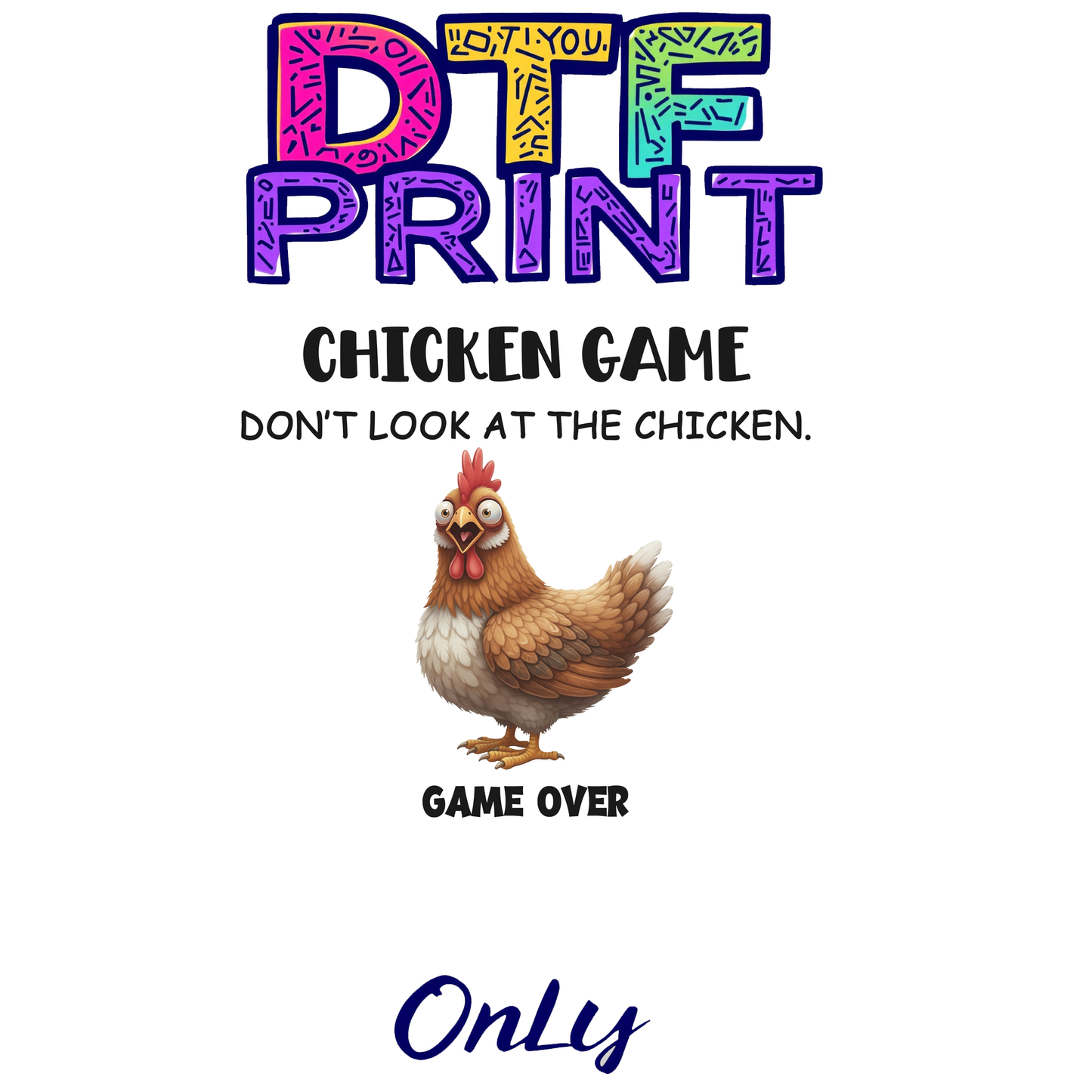 Chicken Game Do Not Look At The Chicken Unisex T Shirt
