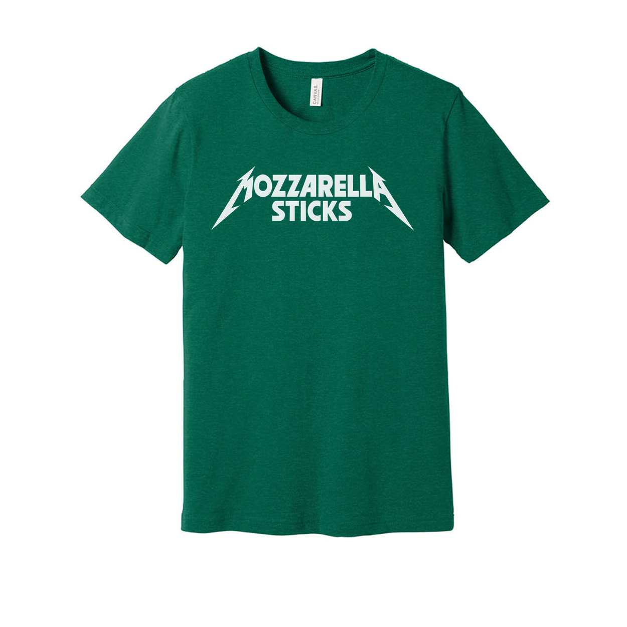 Mozzarella Sticks Unisex Graphic Tee Short Sleeve Black