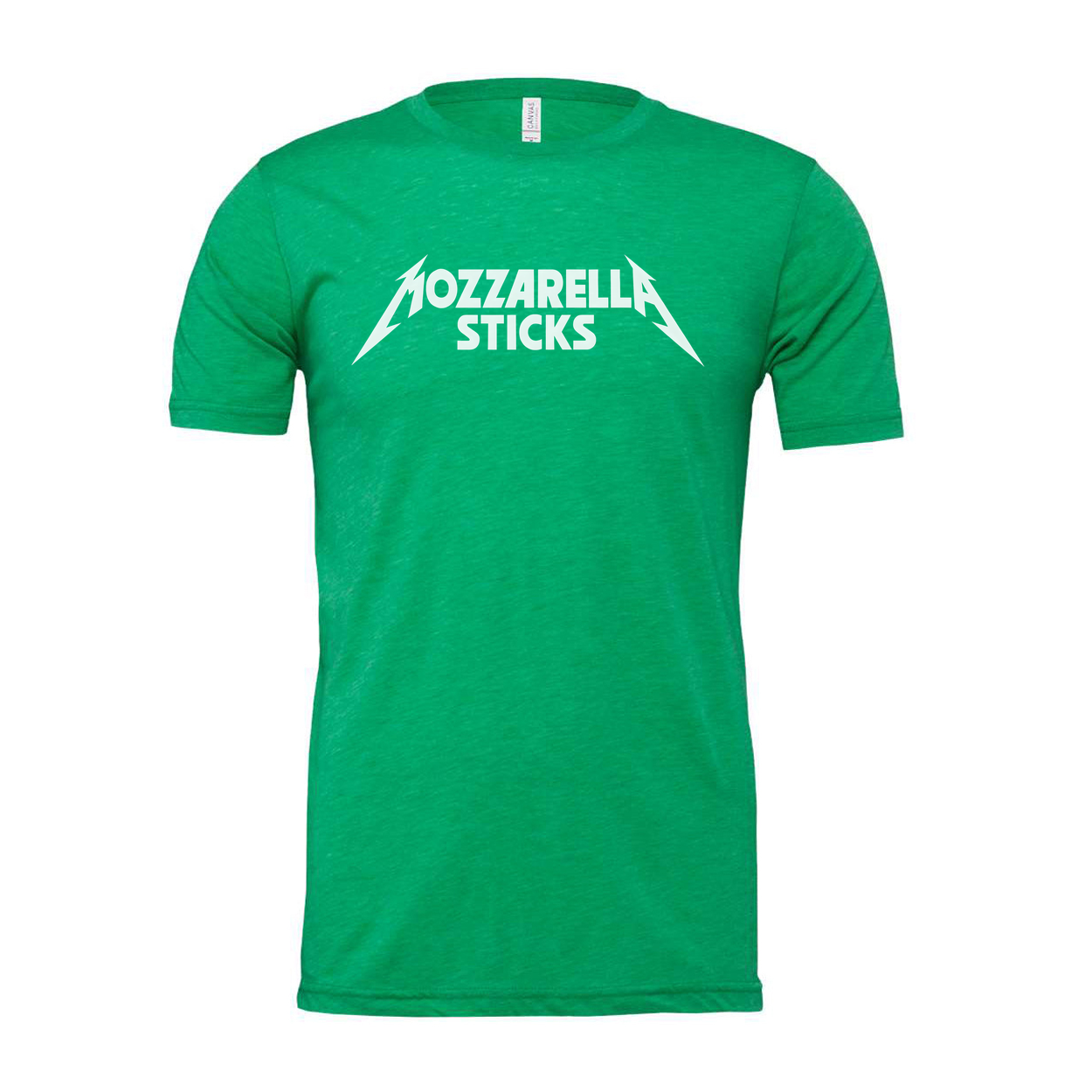 Mozzarella Sticks Unisex Graphic Tee Short Sleeve Black