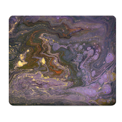 Purple Gold Gem Thick Mouse Pad Cushion Desk Mat Large