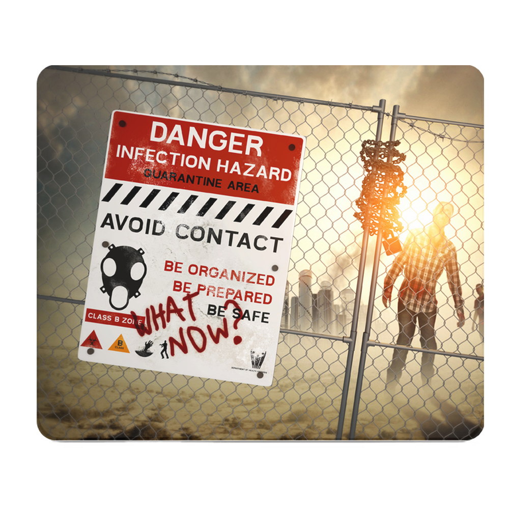 Zombie Aftermath Thick Mouse Pad For Immersive Gaming