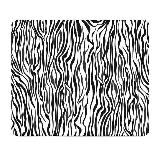 Black And White Zebra Print Thick Mouse Pad Desk Mat