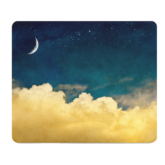 Vintage Night Sky Thick Mouse Pad With Cushioned Surface