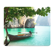 Thailand Boat In The Mountains Thick Mouse Pad For Focus