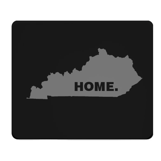 Kentucky State Outline Home Grey Thick Mouse Pad Desk Mat