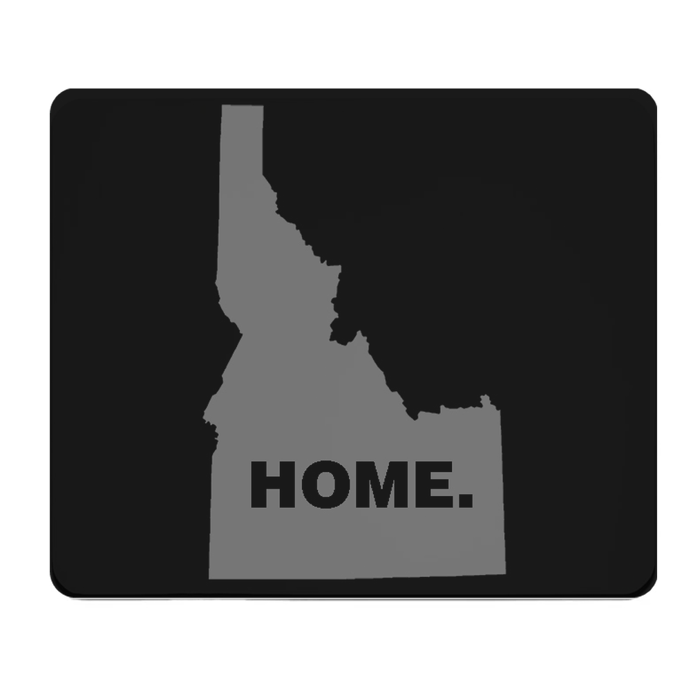 Idaho State Outline Home Grey Thick Mouse Pad For Desk