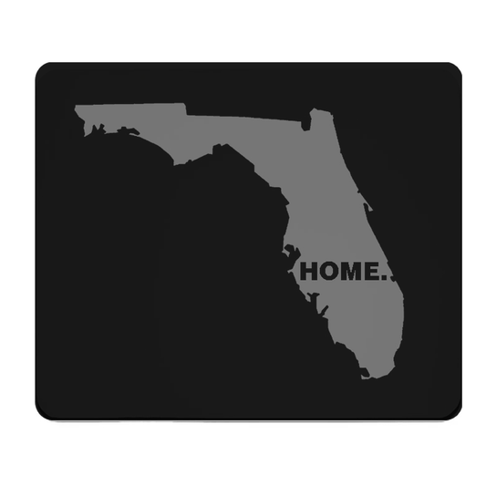 Florida State Outline Grey Thick Mouse Pad Home Office