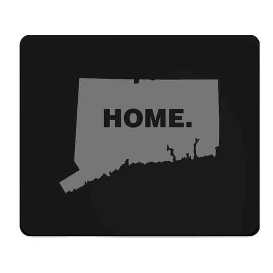 Connecticut Outline Grey Thick Mouse Pad for Home Office