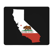 California State Outline Thick Mouse Pad Colorful Map Art