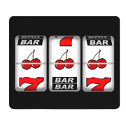 Slot Machine Reels Thick Gaming Mouse Pad Desk Mat