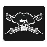 Skull Pirate Thick Mouse Pad With Cushioned Surface