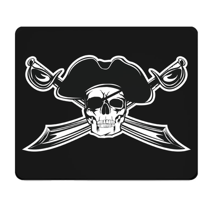 Skull Pirate Thick Mouse Pad With Cushioned Surface