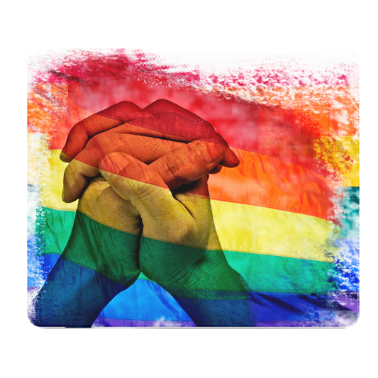Colorful Rainbow Flag Equal Rights Thick Mouse Pad