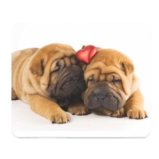 Puppy Love Thick Mouse Pad Cushioned Desk Mat For Comfort