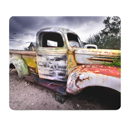 Old Rustic Truck Thick Mouse Pad Industrial Desk Mat