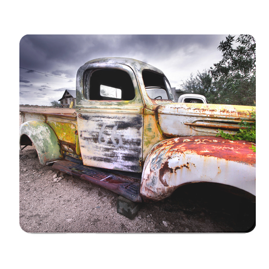 Old Rustic Truck Thick Mouse Pad Industrial Desk Mat