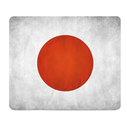 Japanese Grunge Flag Thick Mouse Pad For Gaming Desk Mat