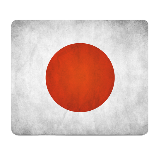 Japanese Grunge Flag Thick Mouse Pad For Gaming Desk Mat