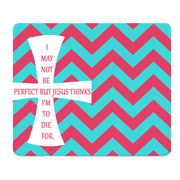 Christian Thick Mouse Pad Jesus Died For Me Quote Design