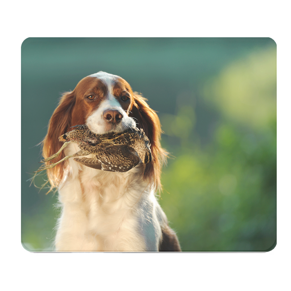 Ultra Thick Desk Mat With Hunting Dog And Duck Image