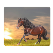 Horse At Sunset Thick Mouse Pad For Comfortable Desk Work