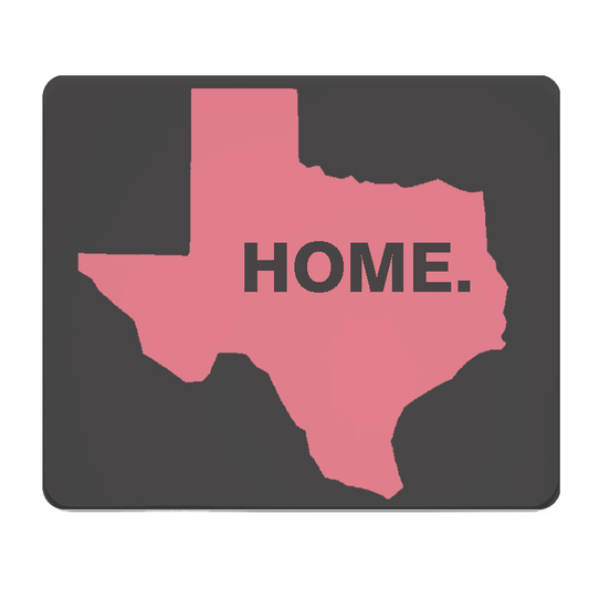 Home Texas Pink Thick Mouse Pad Desk Mat Non Slip Office