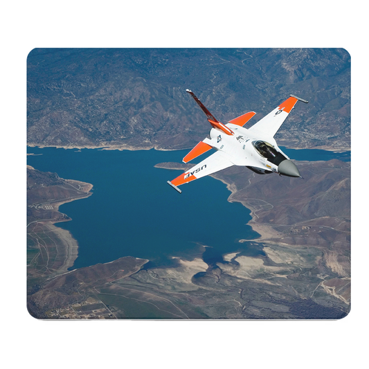 F16 Fighting Falcon Over Edwards AFB Thick Mouse Pad