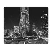 Downtown Dallas Black And White Thick Mouse Pad For Desk