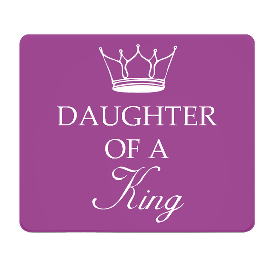 Daughter Of A King Thick Mouse Pad Regal Purple Desk Pad