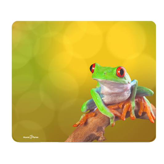 Colorfull Tree Frog Thick Mouse Pad For Desk Computer