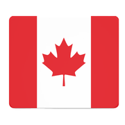 Canada Flag Thick Mouse Pad Cushioned Desk Pad Maple Leaf