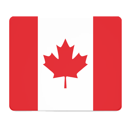 Canada Flag Thick Mouse Pad Cushioned Desk Pad Maple Leaf