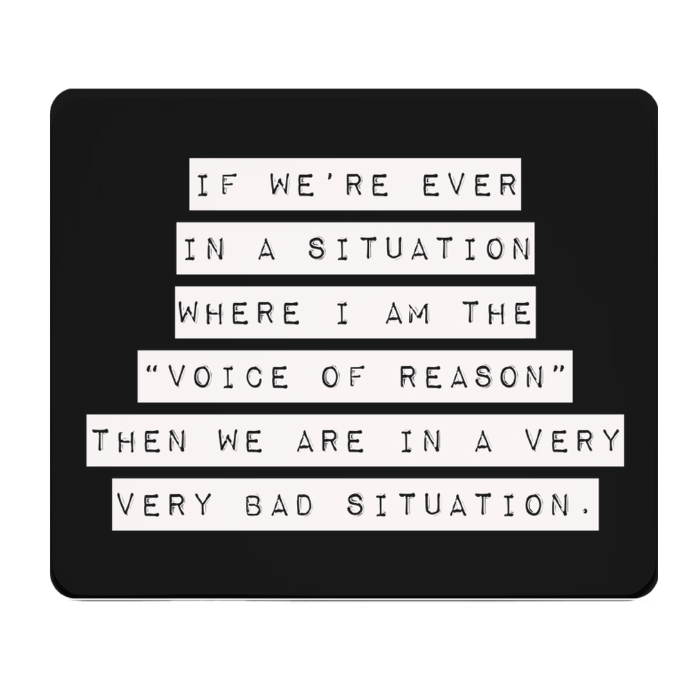 Very Bad Situation Thick Mouse Pad Large Desk Mat Non Slip