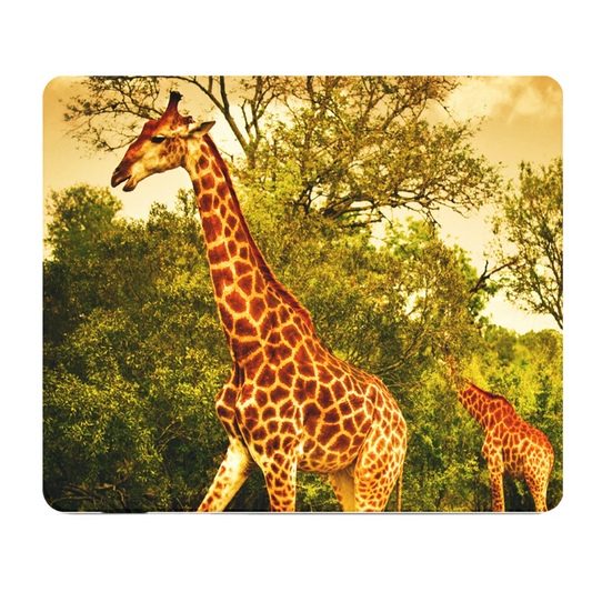 Giraffe Thick Mouse Pad Cushioned Desk Mat Wildlife