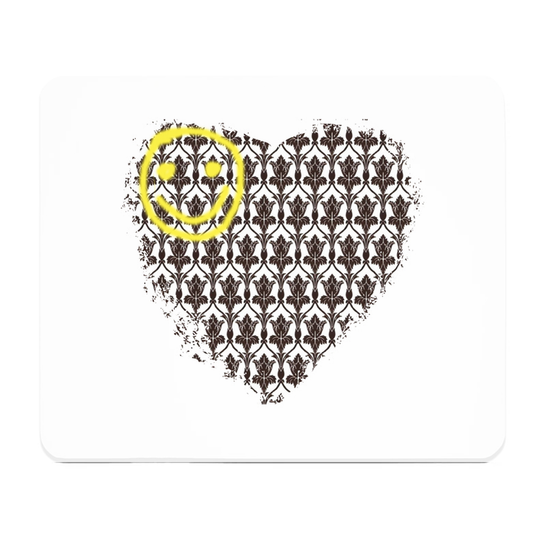 Sherlock Wallpaper Smiley Heart Thick Mouse Pad For Office