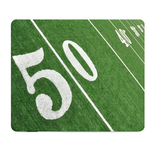 Fifty Yard Line Football Field Thick Gaming Mouse Pad