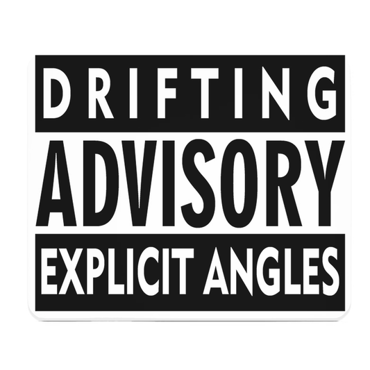 Drifting Advisory Explicit Angles Thick Gaming Mouse Pad