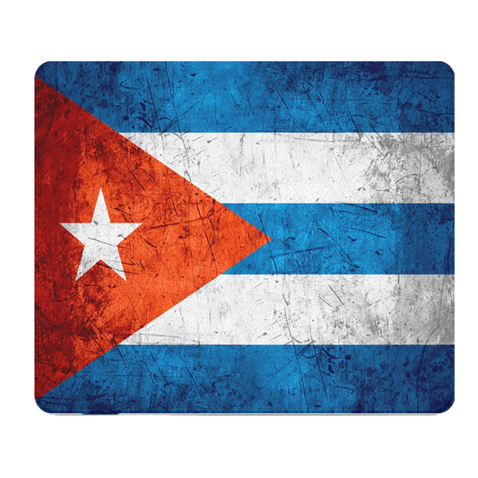Cuban Flag Grunge Thick Mouse Pad Desk Mat Durable Premium