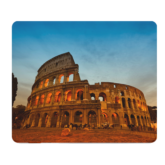 Colosseum At Sunset Rome Italy Thick Mouse Pad Non Slip