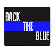 Back The Blue Thick Mouse Pad For Law Enforcement Desk Mat