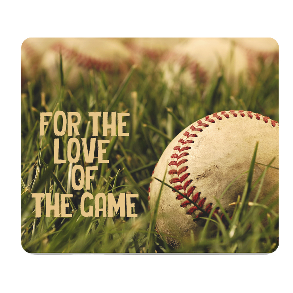 For The Love Of The Game Baseball Thick Mouse Pad Mat