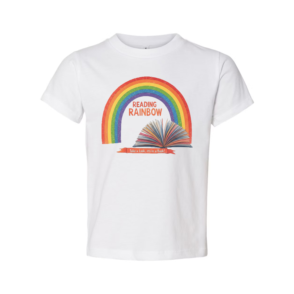 Reading Rainbow Take A Look Its In A Book Unisex Tee