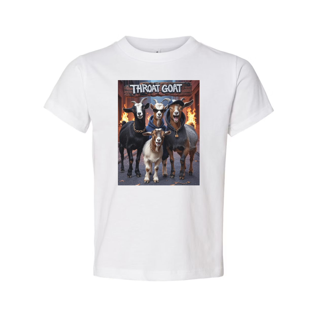 Throat Goat Unisex Graphic Tee Cotton Shirt Breathable