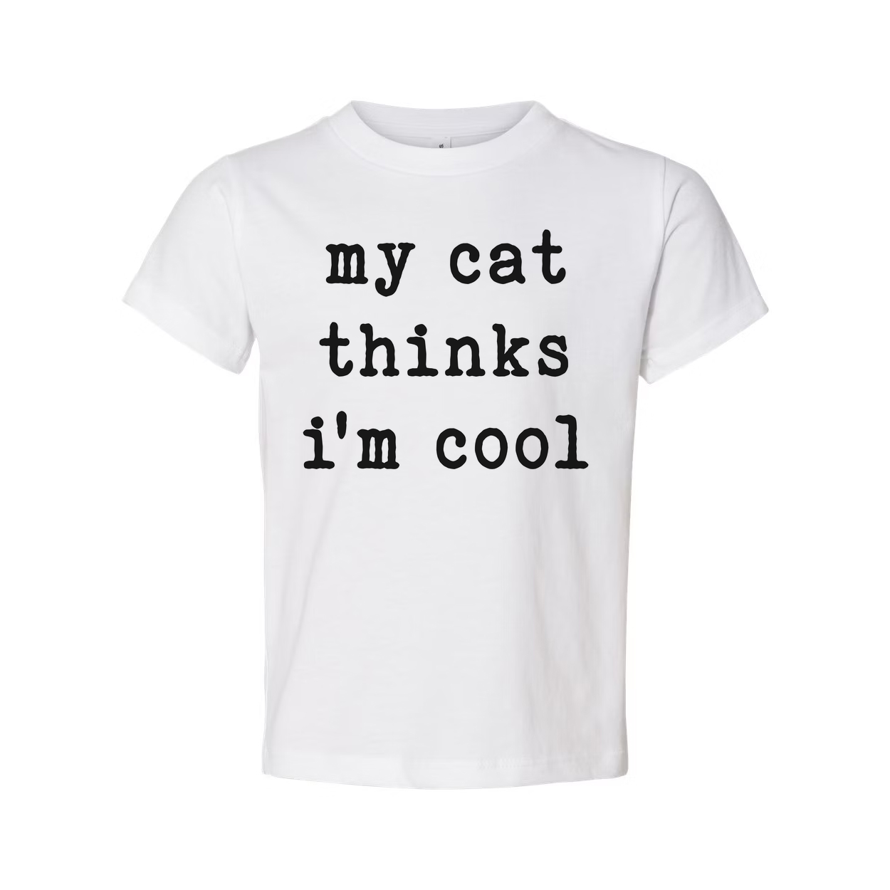 My Cat Thinks Im Cool Unisex T Shirt For Cat Lovers