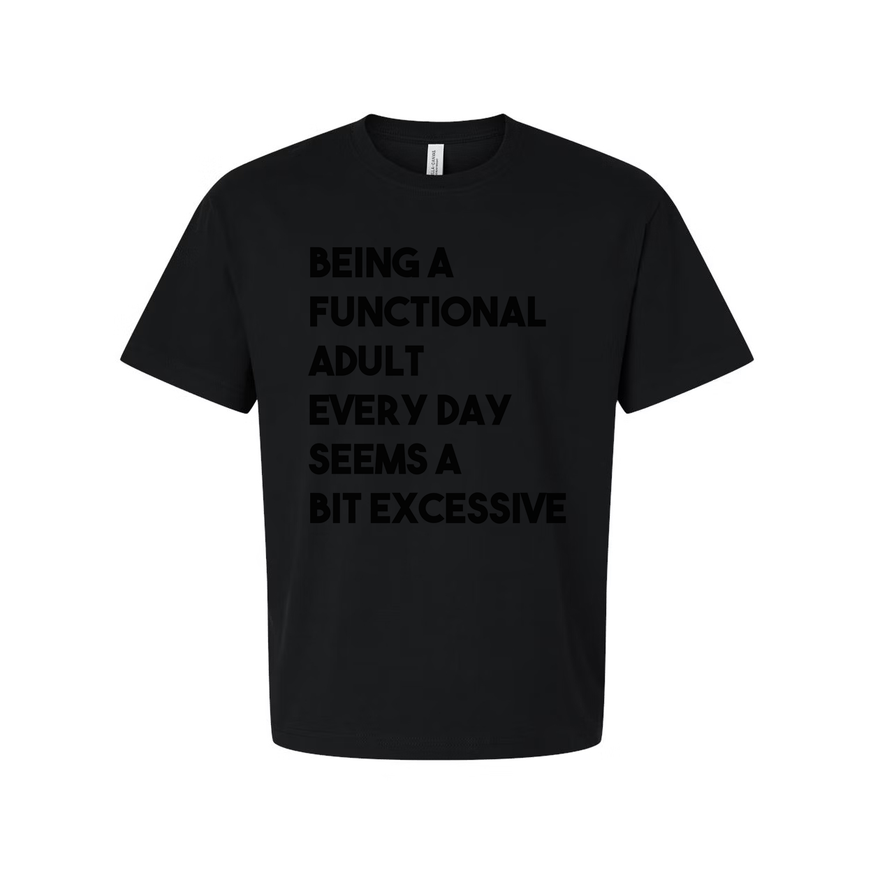 Being a Functional Adult Every Day Seems a Bit Excessive Tee