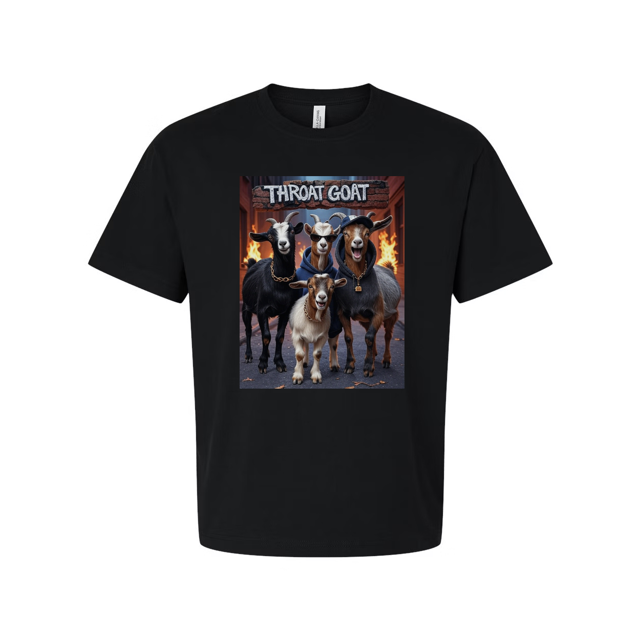 Throat Goat Unisex Graphic Tee Cotton Shirt Breathable