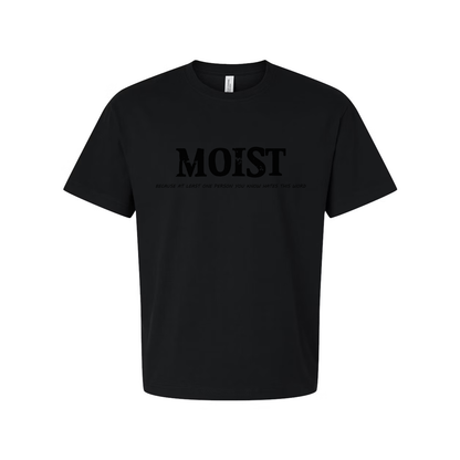 Moist Unisex Tee Hates This Word You Know Worldwide