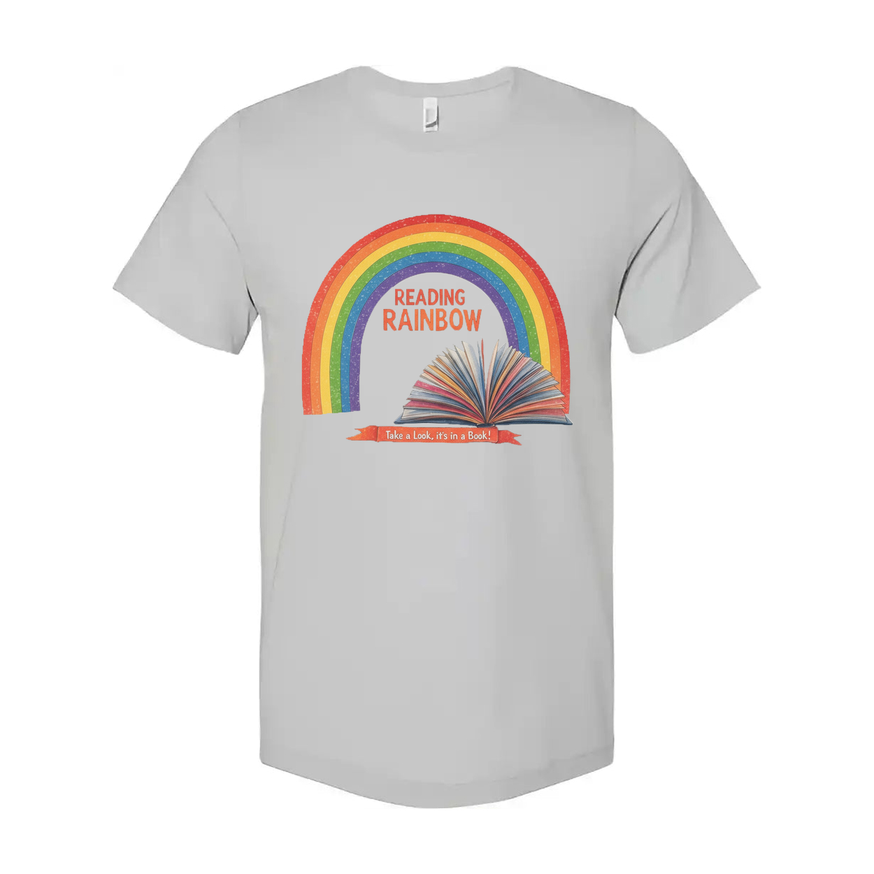 Reading Rainbow Take A Look Its In A Book Unisex Tee