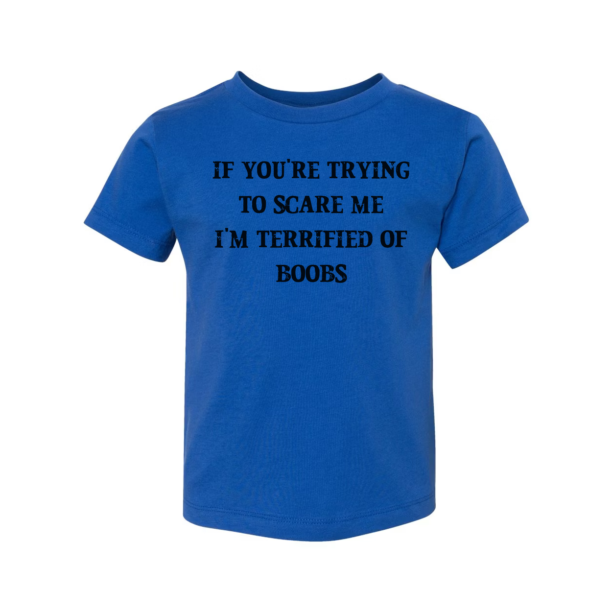 If You Are Trying To Scare Me I Am Terrified Of Boobs Tee